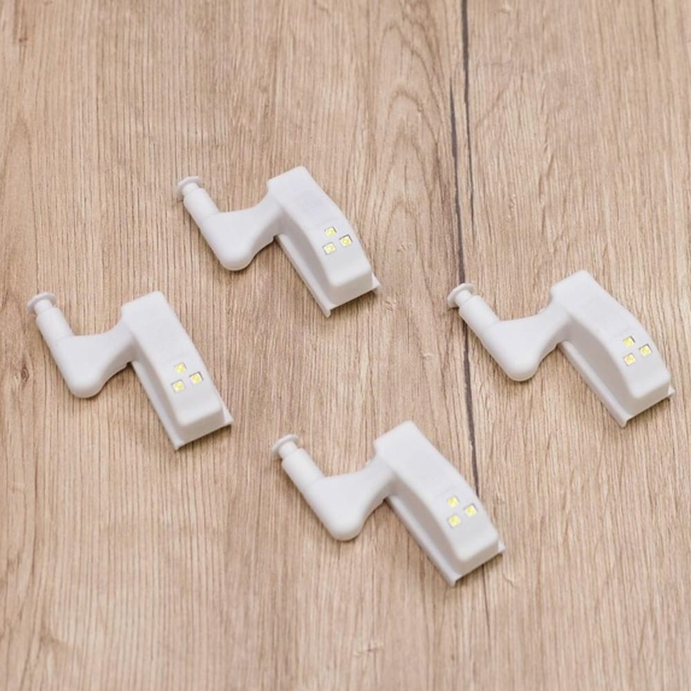 LED-skåpbelysning 4-pack / Gångjärnsbelysning / Skåplampa