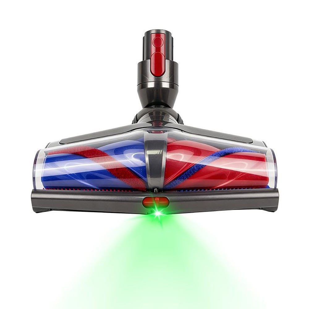 Dammsugarmunstycke med grön LED till Dyson V7 V8 V10 V11 V15 / Motoriserat golvmunstycke