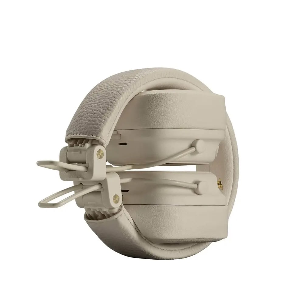 Marshall Major V Bluetooth-hörlurar - creme / trådlösa hörlurar / Bluetooth-headset