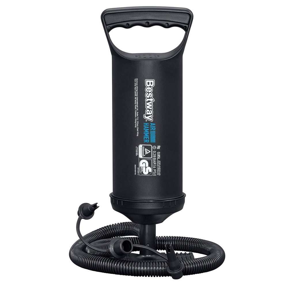 Bestway Air Hammer-handpump / handpump för luftmadrass / dubbelverkande handpump