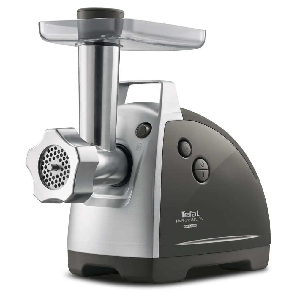 Tefal HV8 Pro köttkvarn NE6868 / Elektrisk köttkvarn för hemmabruk / Köttmalare med korvhorn