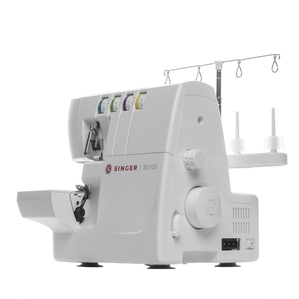 Singer S0105 overlock / Overlocksymaskin med 2-, 3- och 4-trådssömmar