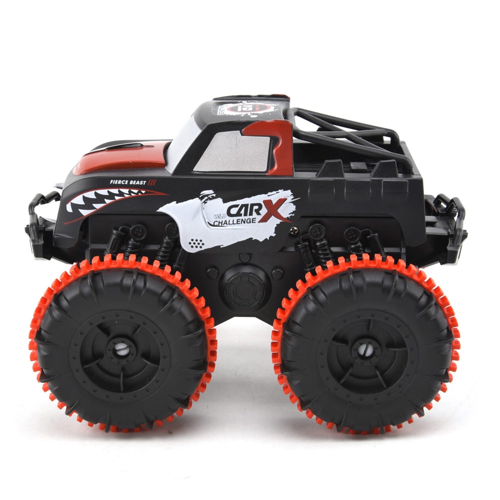 Gear4Play RC1172 amfibisk RC-bil 18 cm / radiostyret bil med 4WD / offroad-bil til land, vand og sne