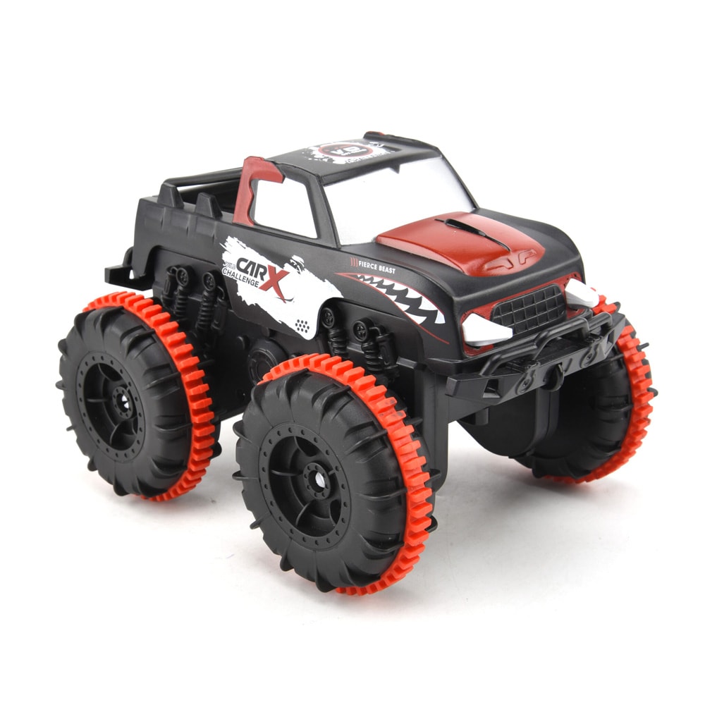Gear4Play RC1172 amfibisk RC-bil 18 cm / radiostyret bil med 4WD / offroad-bil til land, vand og sne