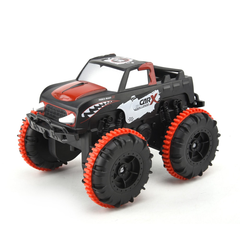 Gear4Play RC1172 amfibisk RC-bil 18 cm / radiostyrd bil med 4WD / offroad-bil för land, vatten och snö