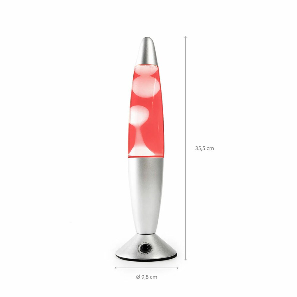 InnovaGoods Kolemp LED-lavalampa / färgskiftande lavalampa / retrolampa med 7 färger