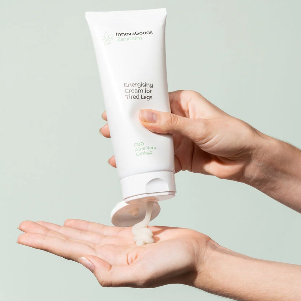 Zencalm CBD-benkräm 200 ml / kräm för trötta ben / vegansk benkräm med aloe vera