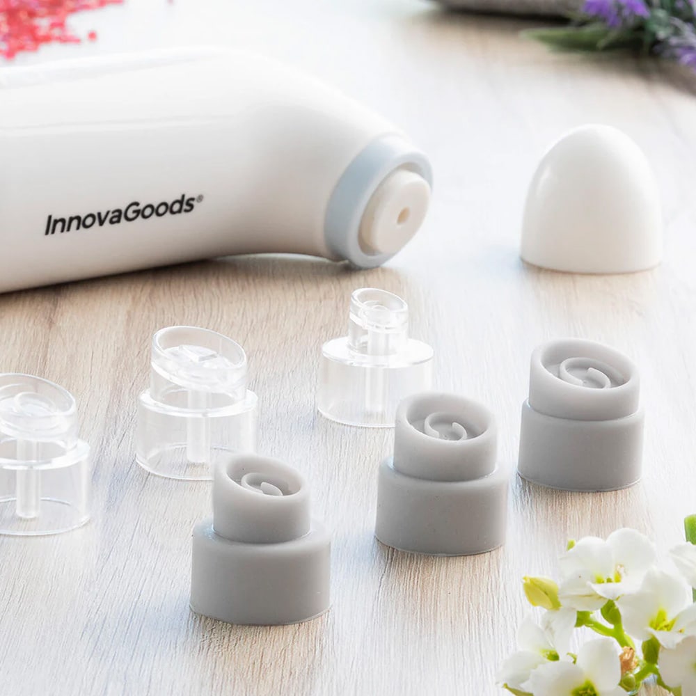 Batteridriven ansiktsrengörare och Vibepure Kombucha ansiktsgel 200 ml / hydro-ansiktsrengörare
