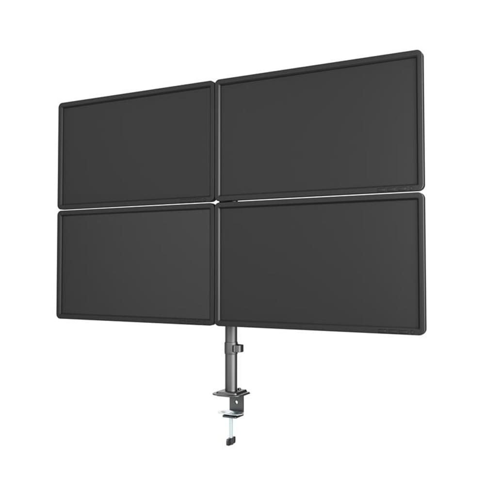 Gembird MA-D4-01 monitorarm för 4 skärmar / monitorfäste / skärmfäste för skrivbord / VESA-fäste 13-32 tum