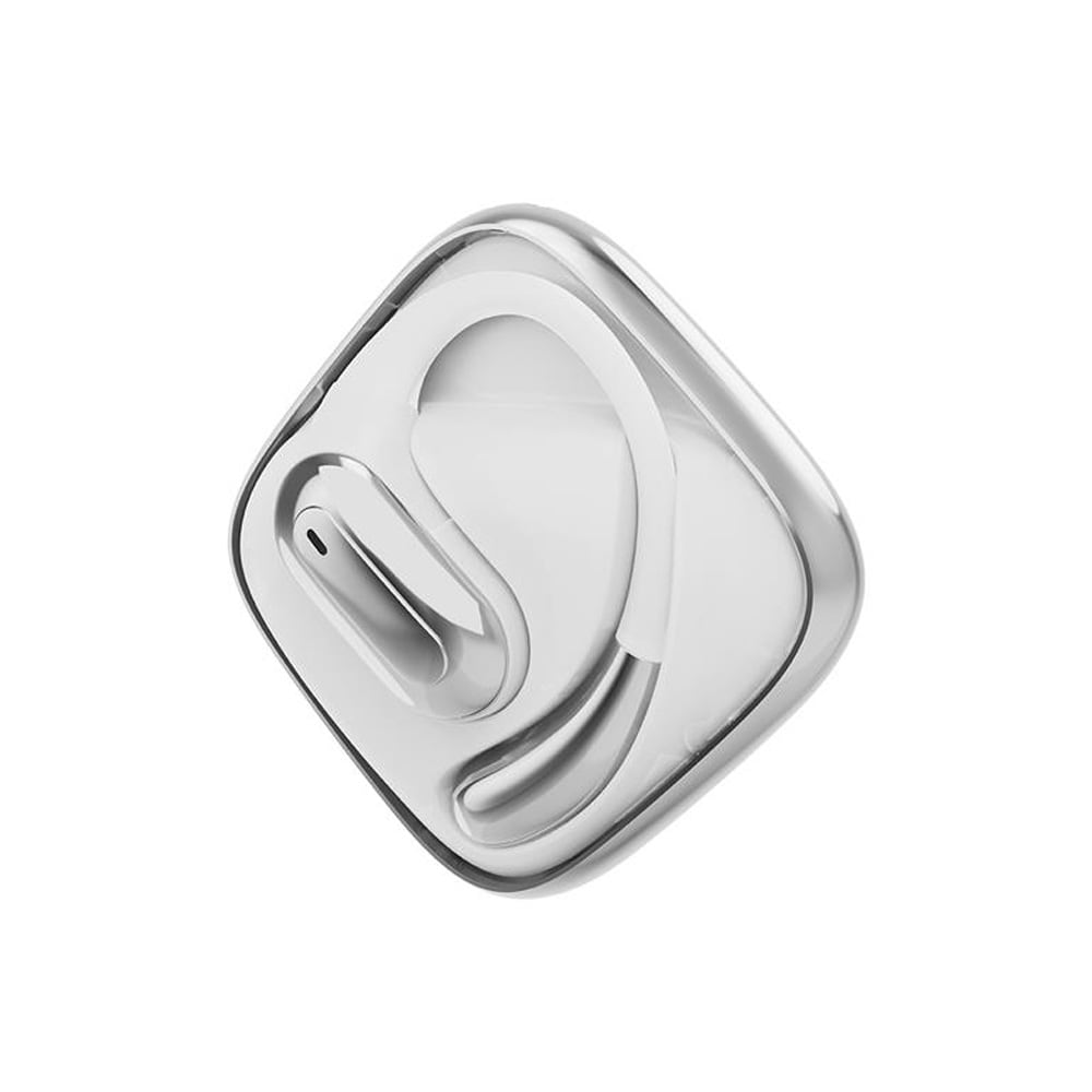 Open-Ear TWS Headset - Vit / öppna hörlurar med öronkrok och laddningsfodral