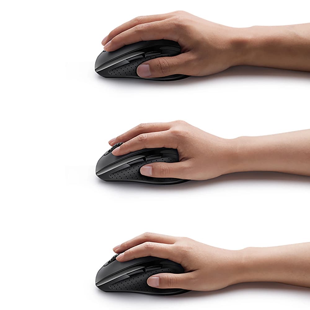 Ugreen ergonomisk trådlös mus / trådlös ergonomisk mus / optisk datormus med USB-mottagare