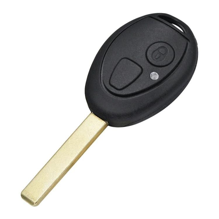 Rakt bilnyckelskal för Land Rover/BMW/MG Rover, 2 knappar / Nyckelhus för BMW Z3 Z4 X3 X5 E46 E39