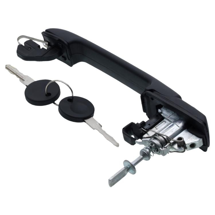 Ulkopuolen ovenkahva Volkswagen Golf / Jetta / Golf Cabriolet / etuovi / musta / 1H0837207C