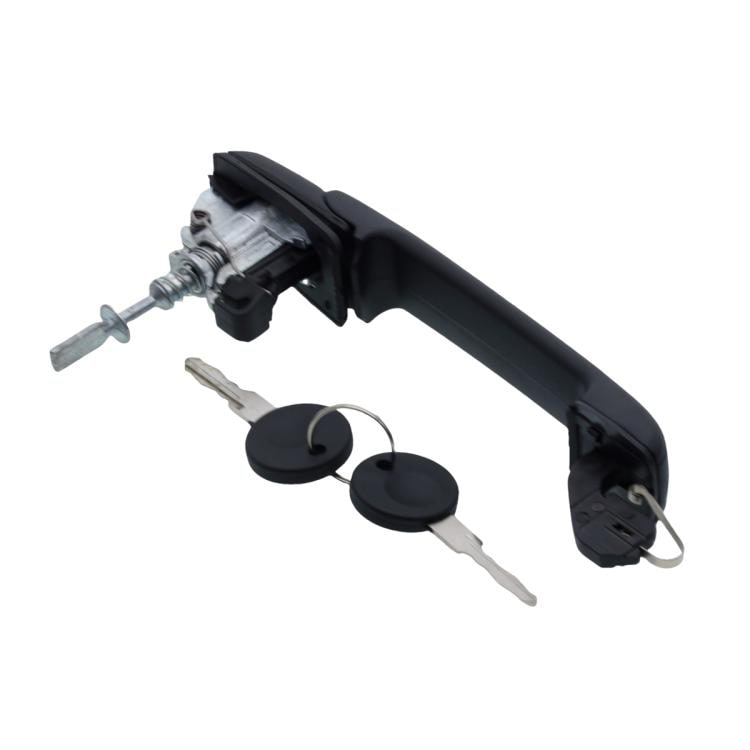 Yttre dörrhandtag fram till Volkswagen Golf / Jetta / Golf Cabriolet / svart / 1H0837207C
