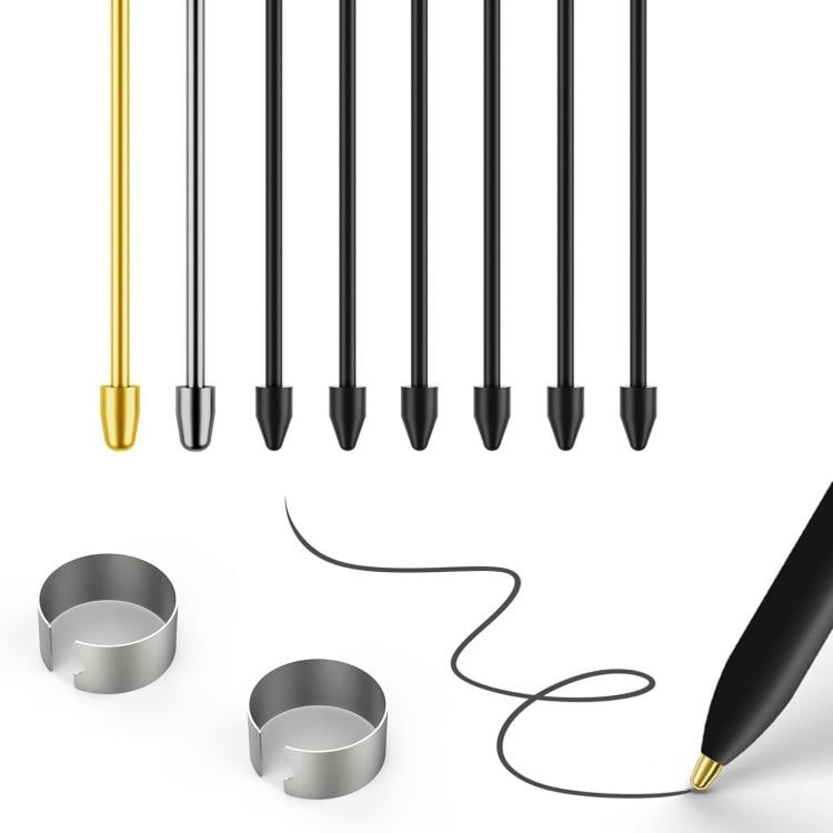 S Pen-spetsar / pennspetsar till Samsung Galaxy 8-pack / metallspetsar / Galaxy Tab, S Ultra och Note