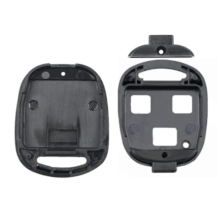 Bilnøgleskal til Toyota RAV4, Previa, MR2 og HiAce / 3 knapper / uden nøgleblad