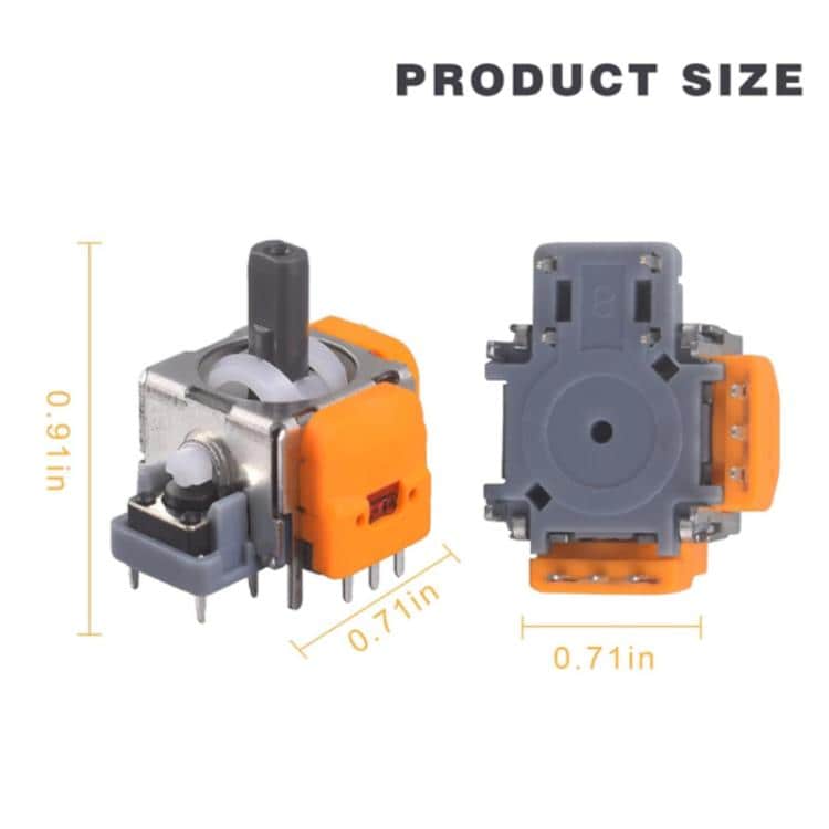 Joystickmoduler till PS4-handkontroll 2-pack / TMR analogspakar / reparationsdel mot joystick drift