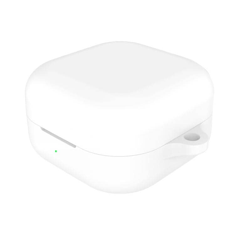 Samsung Galaxy Buds4 / Buds4 Pro silikonfodral / vitt skyddsfodral / fodral till laddningsetui