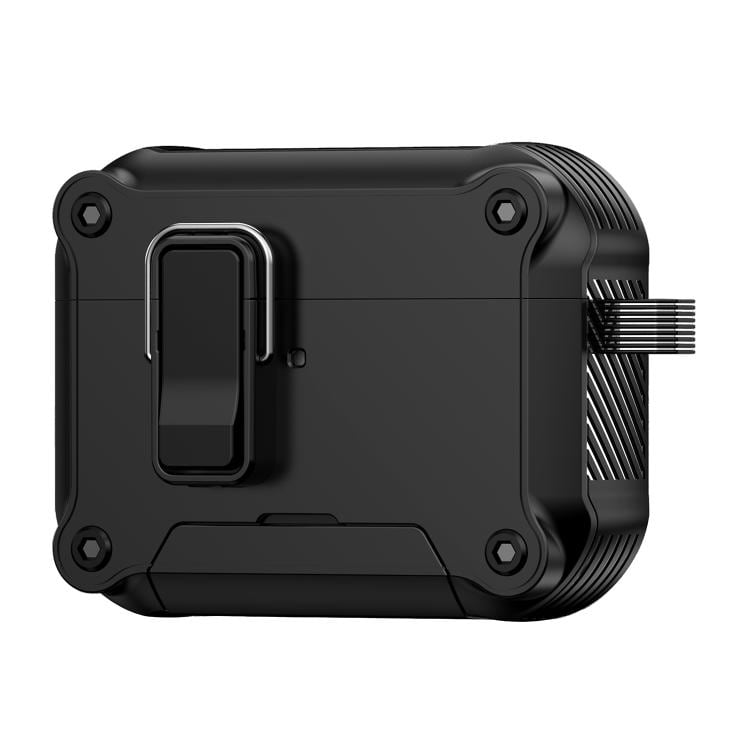 Magnetiskt hörlursfodral med lås för AirPods Pro 2 - Svart / skyddsfodral för AirPods Pro 2