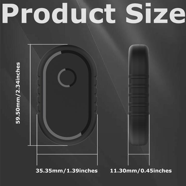 Vattentätt skyddsfodral för Samsung Galaxy SmartTag2 2-pack - Svart