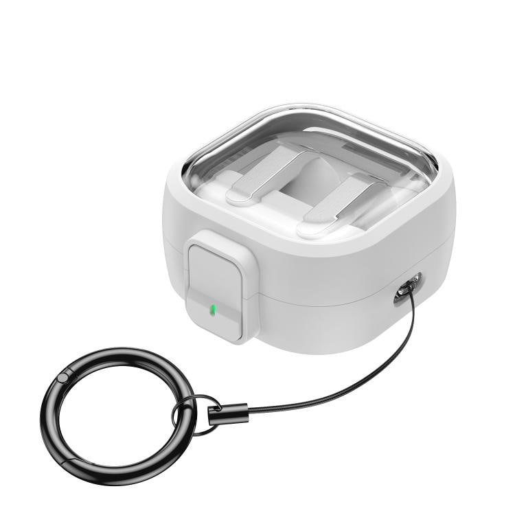 Hörlursfodral med snäpplås för Galaxy Buds4/Buds4 Pro - Vit
