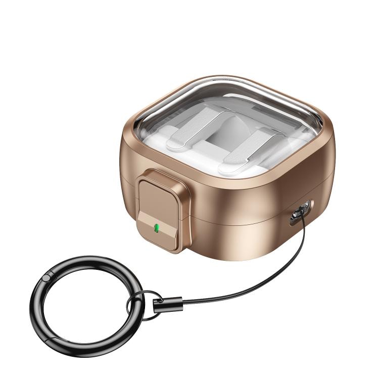 Hörlursfodral med snäpplås för Galaxy Buds4/Buds4 Pro - Roséguld