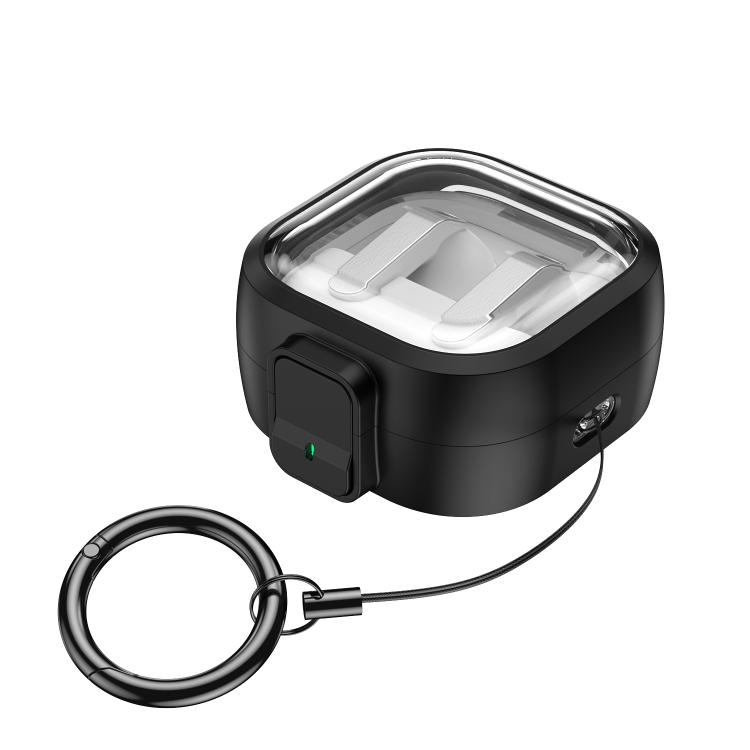 Hörlursfodral med snäpplås för Galaxy Buds4/Buds4 Pro - Svart