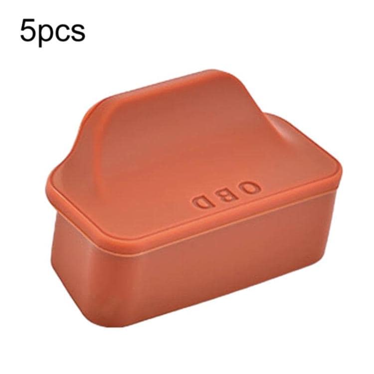 Dammskydd / dammplugg  i silikon till ODB-kontakt i bilen 5-pack - Orange