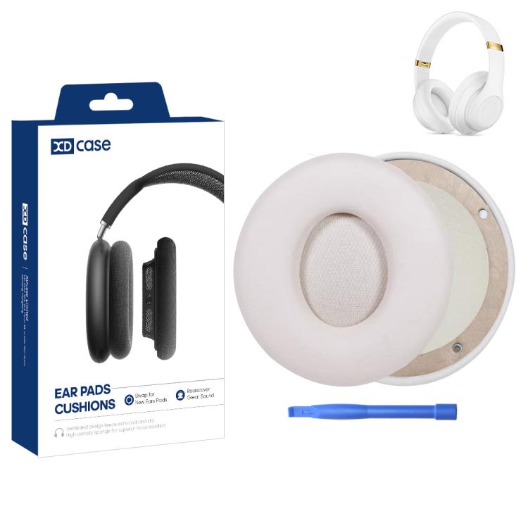 Öronkuddar i konstläder för Beats Solo Pro Wireless - Vit