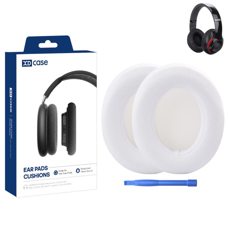Öronkuddar i memory foam för Beats Studio 2.0/3.0 - Vit