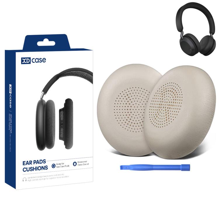 Öronkuddar i konstläder för Jabra Elite 45h/Evolve2 65 - Guld