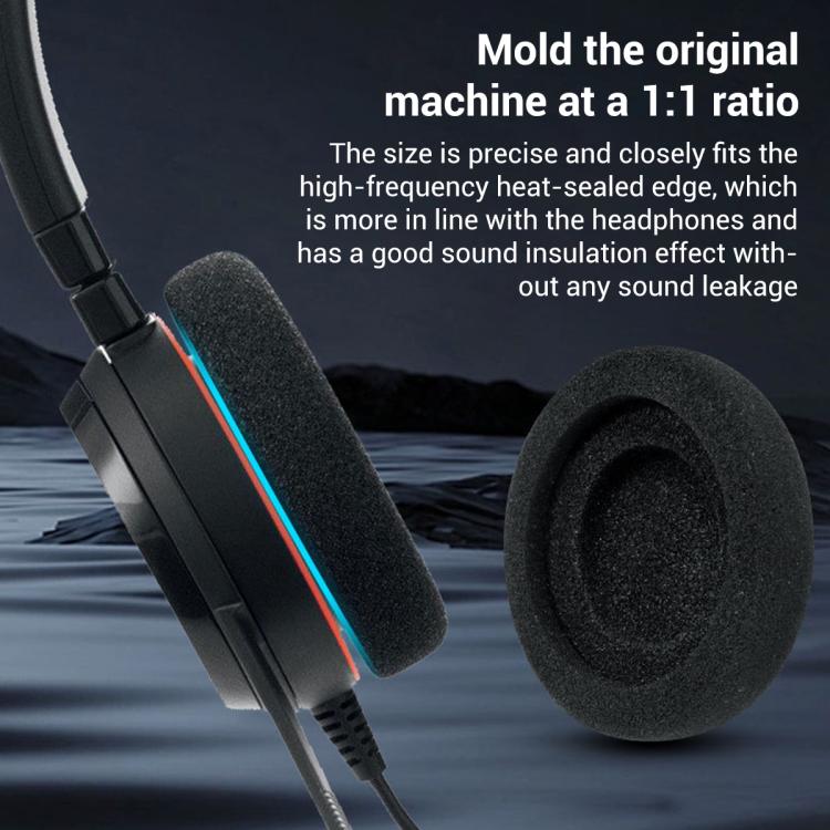 Öronkuddar för Jabra Evolve 20/30/40/65 - Svart