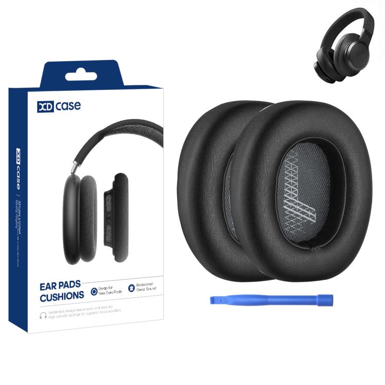 Öronkuddar i konstläder för JBL Live 650BTNC/660NC/E65BTNC/Duet NC - Svart