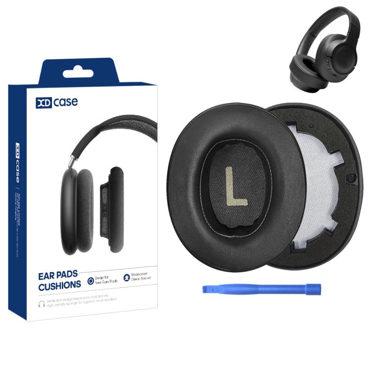 Öronkuddar i konstläder för JBL Tune T700BT/T710BT/T750BTNC/T760NC - Svart