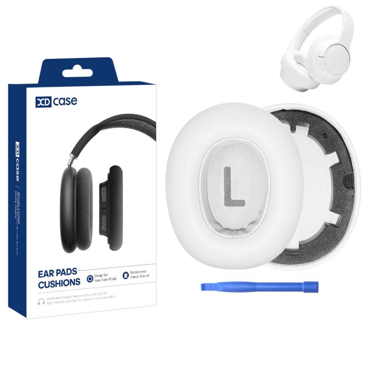 Öronkuddar i konstläder för JBL Tune T700BT/T710BT/T750BTNC/T760NC - Vit