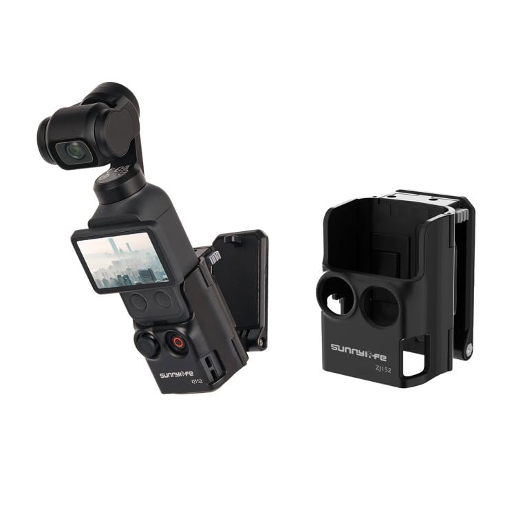 Multifunktionellt magnetfäste till DJI Osmo Pocket 4 / justerbart bordsstativ / svart kamerafäste