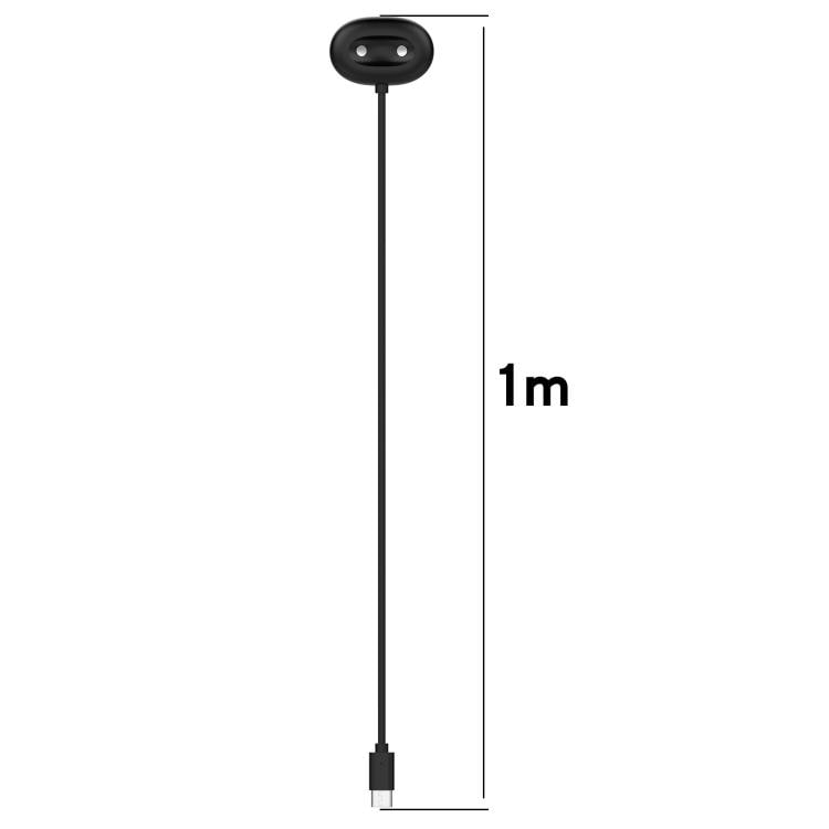 Laddkabel USB 1m för Google Pixel Watch 4 - Svart / Magnetisk laddare