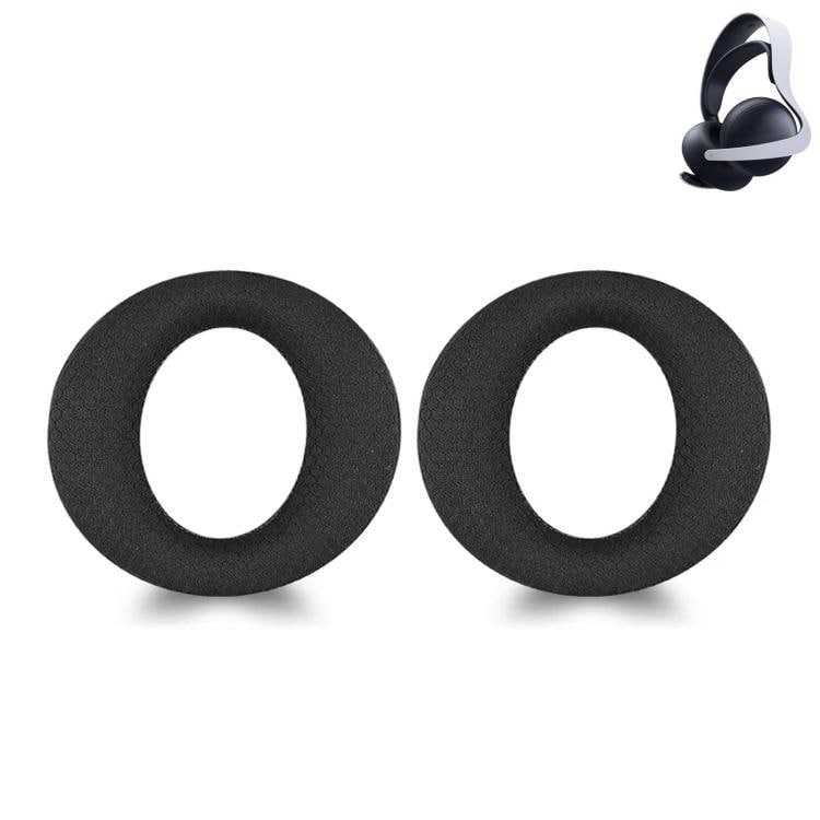 Öronkuddar / ersättningskuddar i meshtyg för Sony PS5 PULSE 3D Wireless - Svart