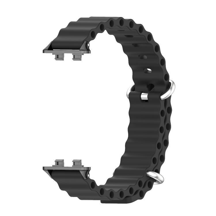 Silikonarmbånd til Huawei Band 11/11 Pro – Svart / Mykt armbånd i silikon