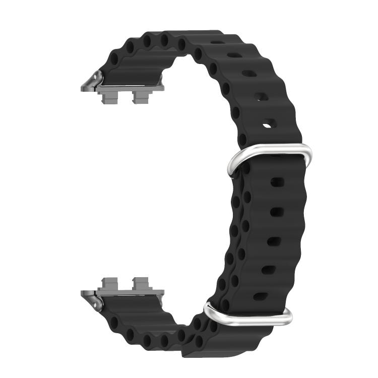 Silikonarmbånd til Huawei Band 11/11 Pro – Svart / Mykt armbånd i silikon