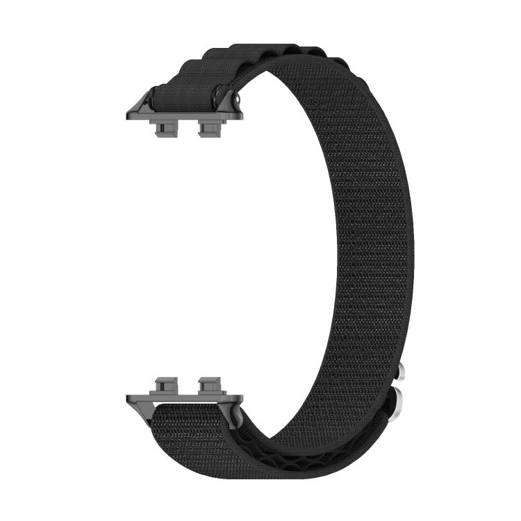 Flettet nylonarmbånd til Huawei Band 11/11 Pro – Svart / vevd nylonarmbånd til klokke