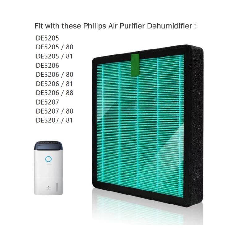 2-i-1 HEPA- og kulfilter FY1119/30 til Philips DE5205 / Erstatningsfilter til Philips affugter