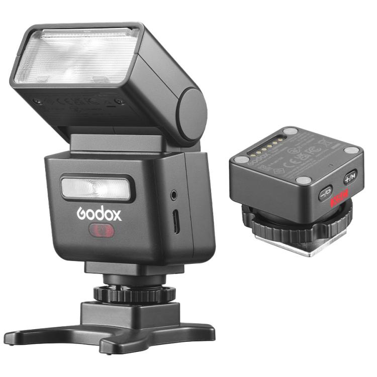 Godox iT32 med X5 TTL-utlösare för Canon - svart / kamerablixt med trådlös TTL-trigger