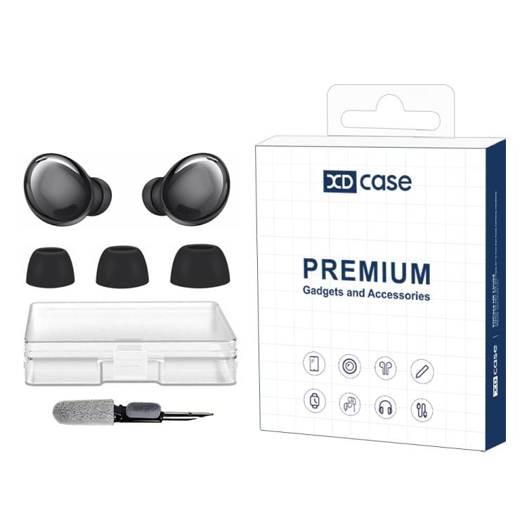 Öronproppar i silikon för Galaxy Buds Pro/R190 3 par S/M/L - Svart