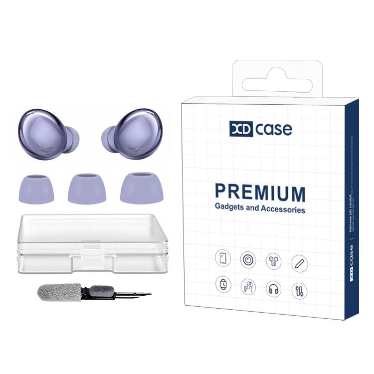 Öronproppar i silikonför Galaxy Buds Pro/R190 3 par S/M/L - Lila