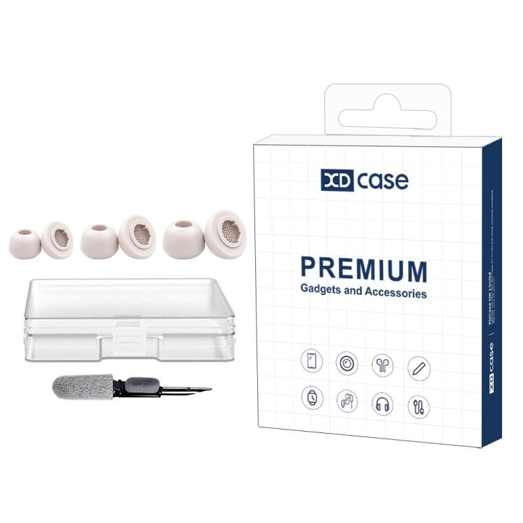 Öronproppar i silikon för Galaxy Buds3 Pro/Buds4 Pro 3 par S/M/L - Rosa / ersättningsproppar