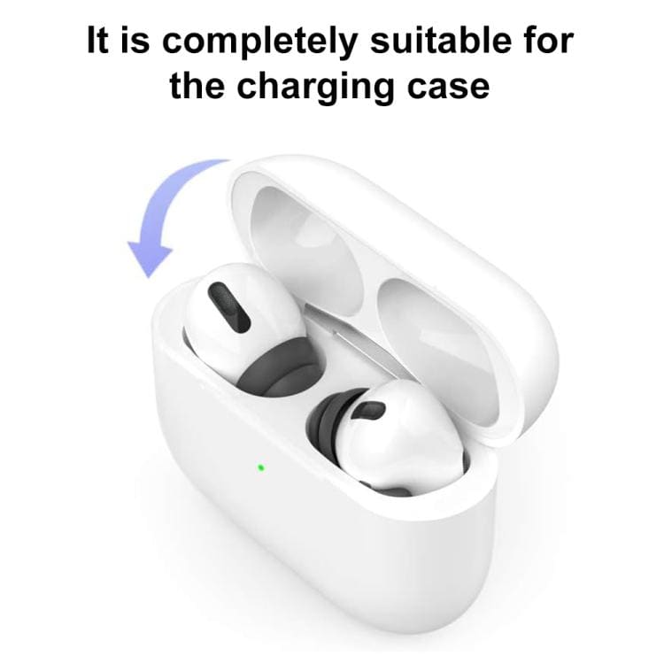 Bullerdämpande öronproppar för AirPods Pro 1/2 3 par S/M/L - Svart / ersättningsproppar