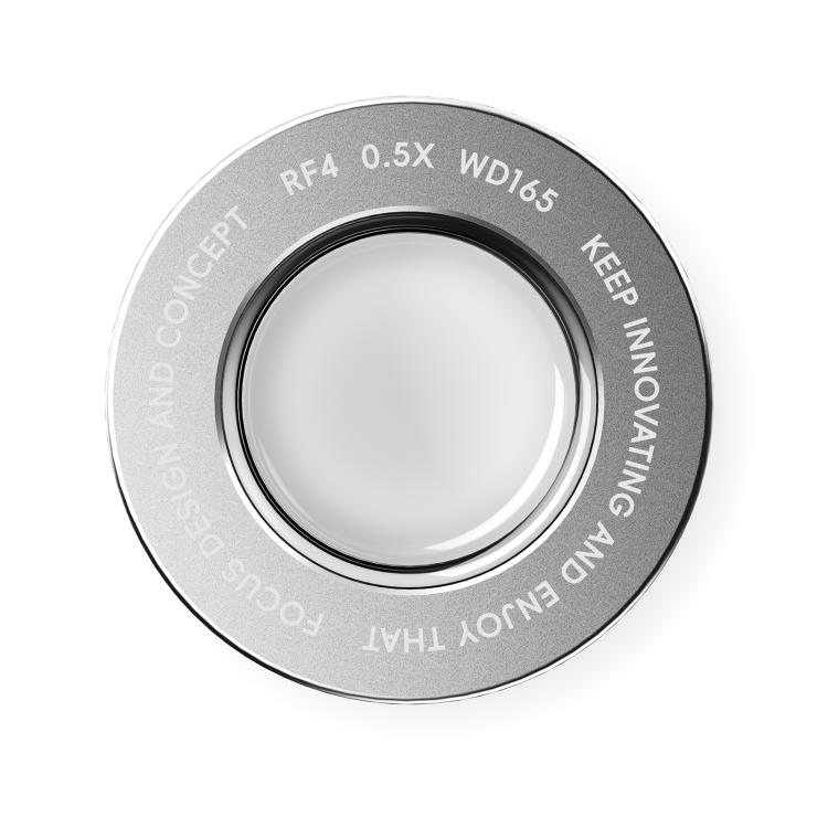 Barlow-linse RF4 0,5X til mikroskop / RF4-hjælpelinse til stereomikroskop / 0,5X objektivlinse