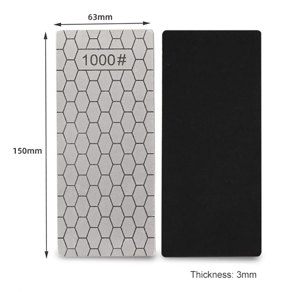 Diamantslibesten 1000# / diamantslibesten 150 x 63 mm / slibesten med diamantoverflade