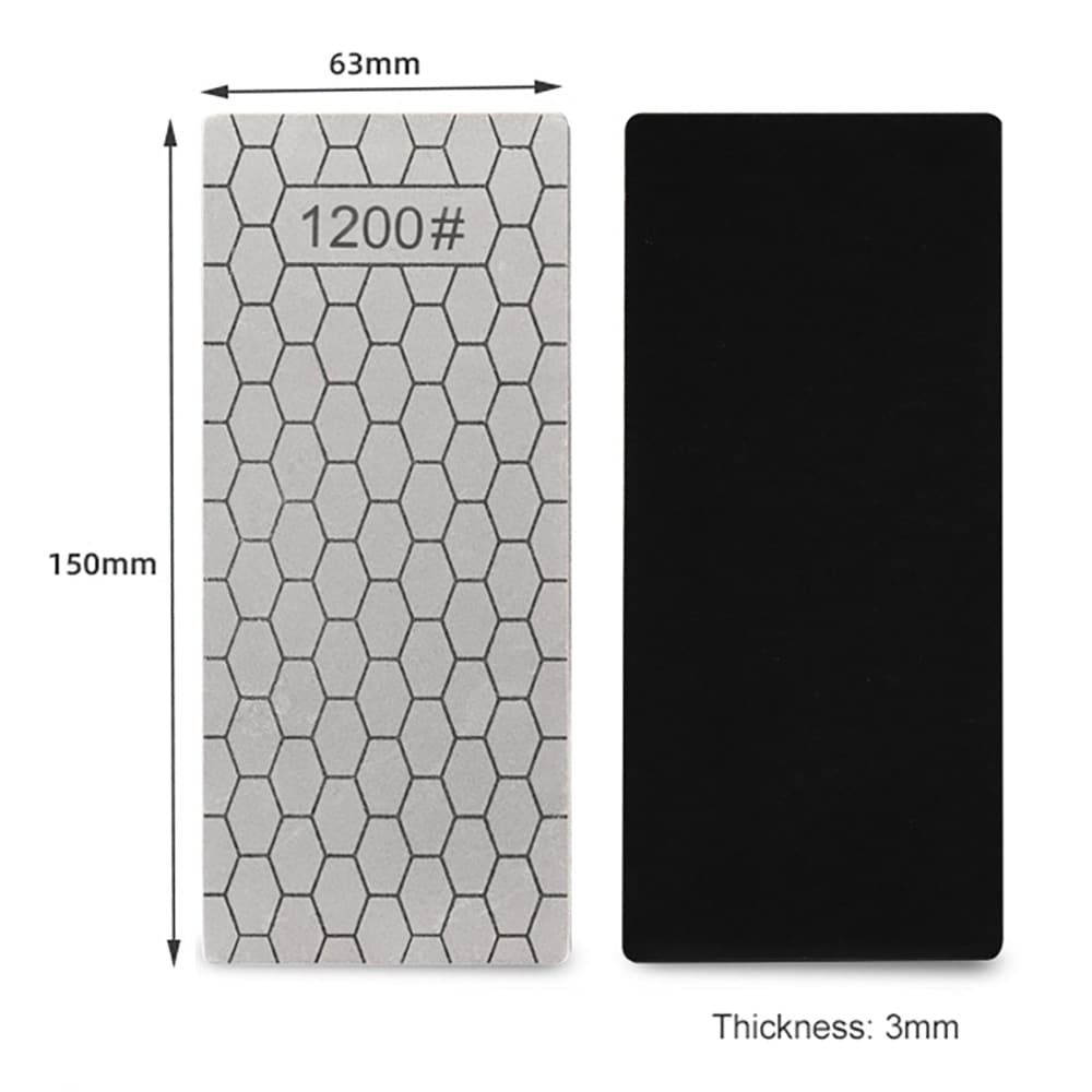 Diamantslibesten 1200# / diamantslibesten 150 x 63 mm / slibesten med diamantoverflade